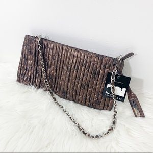 CABRELLI & CO Leather Clutch Convertible Purse